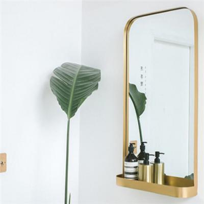 Gold bathroom mirrors