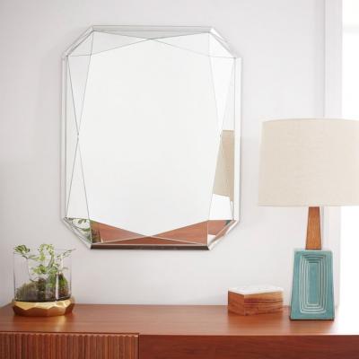 Frameless Faceted Mirror