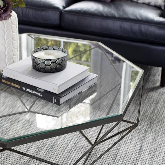 Glass center tables