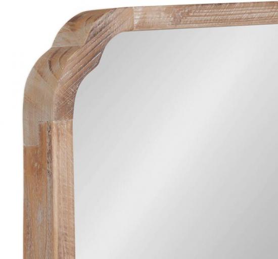 Natural wood mirror
